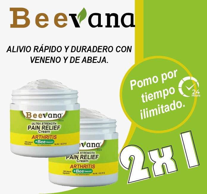🔥 ¡Paga 1 y llévate 2! Beevana Crema para Dolores y Articulaciones – Eficacia comprobada por miles de usuarios 🔥